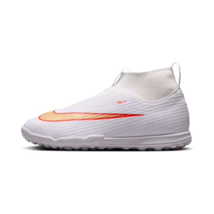 Nike Jr. Mercurial Superfly 11 Academy ‘ Multi-Ground High-Top “White/Bright Crimson/Blur” (IO1497-100)