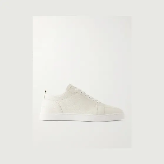 Christian Louboutin Rantulow Full-Grain Leather Sneakers White (3250203)