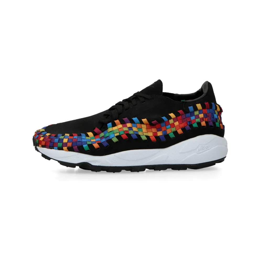 Nike Air Footscape Woven “Black Rainbow” (black / black / white) – FB1959-002