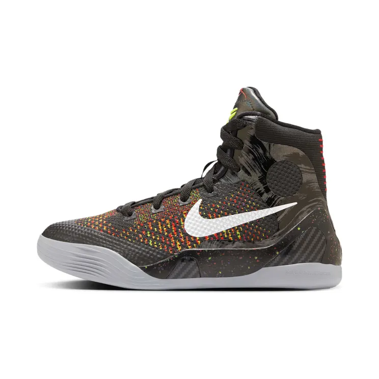 Nike Kobe 9 Elite Protro GS Masterpiece “Black / Bright Crimson / Volt / Metallic Silver” (HJ9446-001)