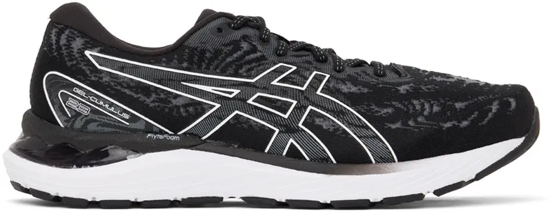 Asics Black & White Gel-Cumulus 23 (1011B012)