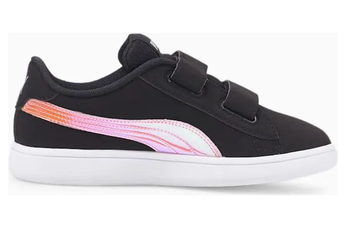 Puma Smash v2 Holo V Zilver/Zwart (385575-02)