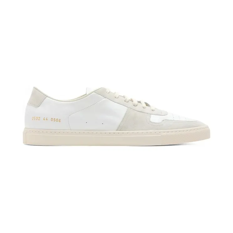 Common Projects BBall Low White Leather Suede (2532 XX 0506)
