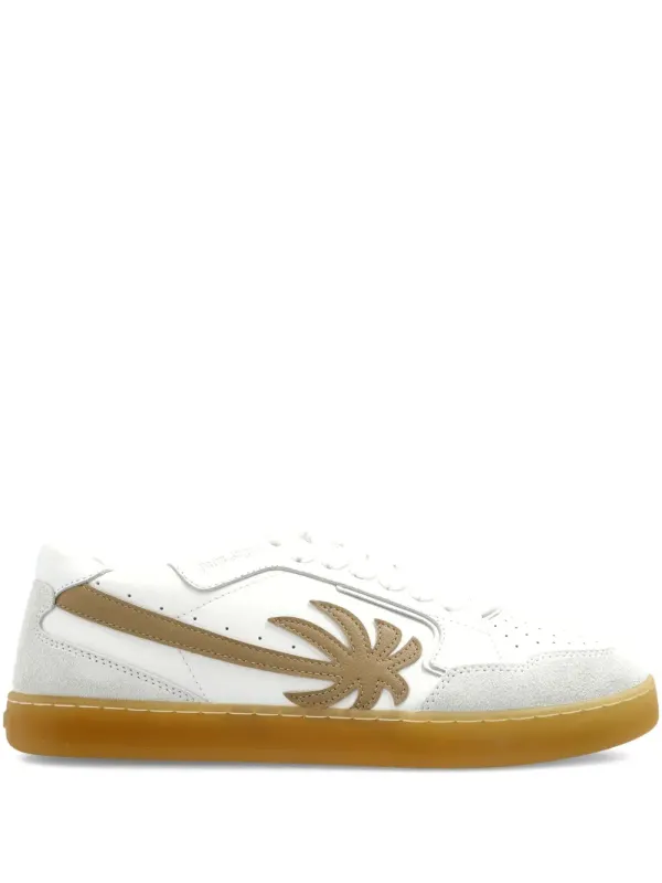 Palm Angels Palm Tree leren – White (PWIA063F25LEA0010161)