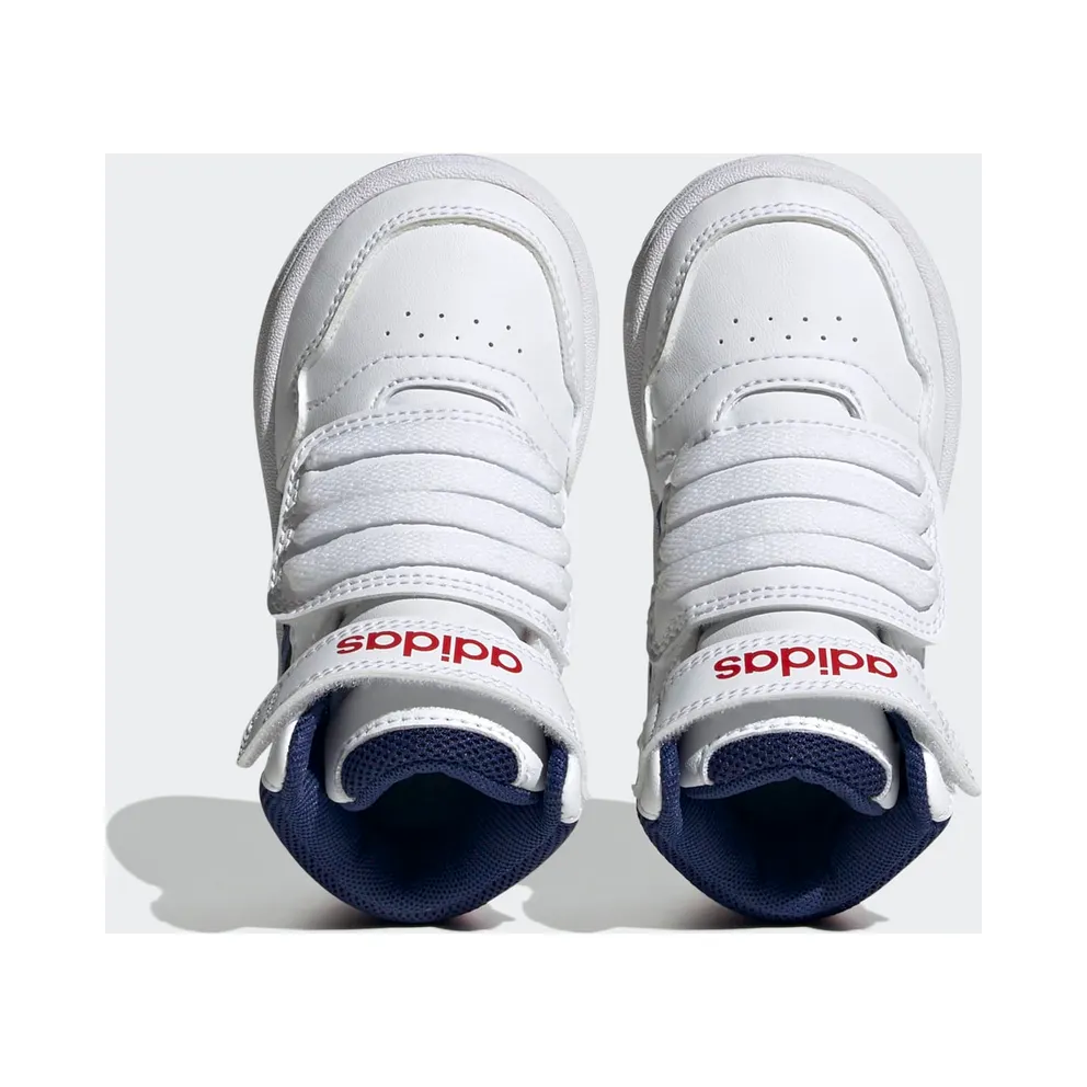 Adidas Hoops Mid Cloud White / Victory Blue / Better Scarlet (GZ9650)