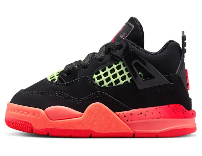 Air Jordan 4 Retro TD “Black Infrared Barely Volt” (II1270-001)
