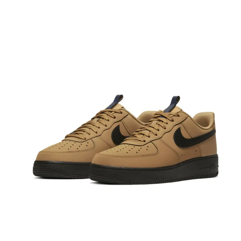 Nike Air Force 1 Low Wheat Black Wheat/Midnight Navy-Black (BQ4326-700)