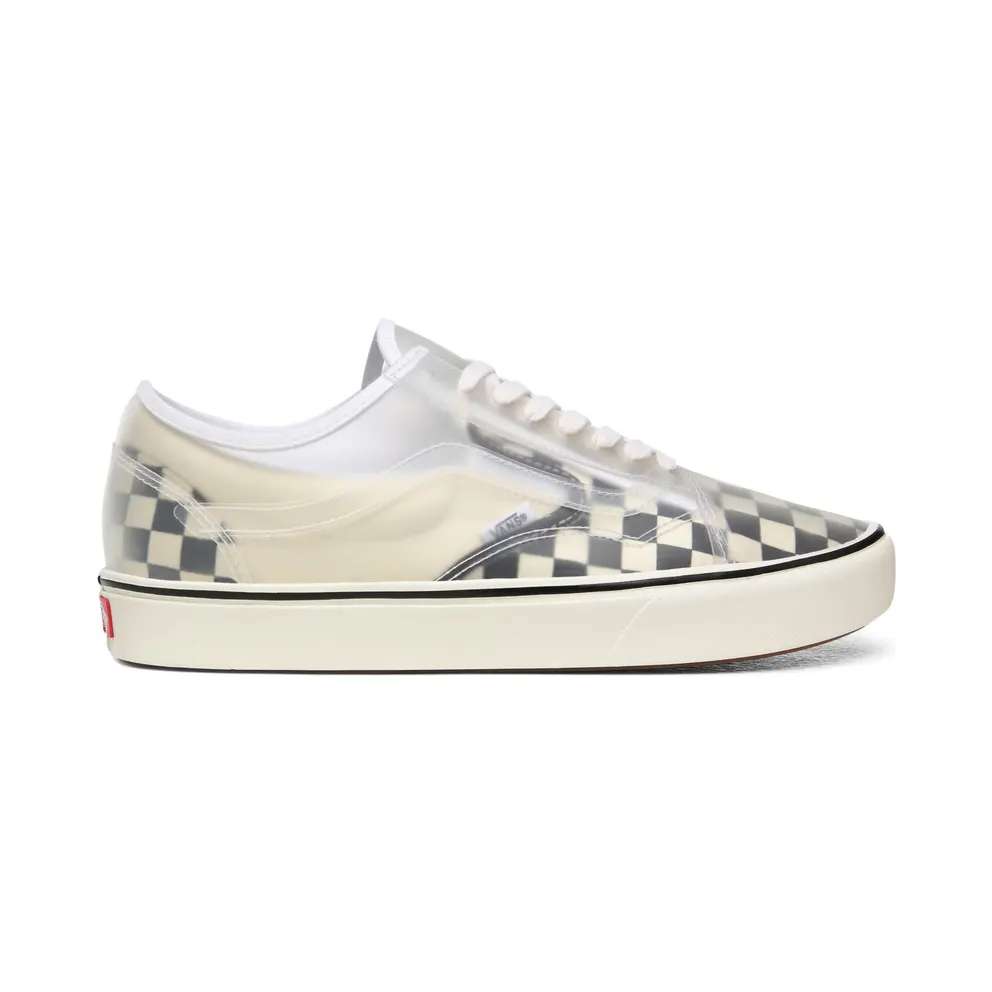 Vans ComfyCush Slip-Skool ‘Checkerboard – White’ Black/White (VN0A4P3E5GX)