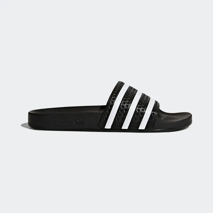 adidas Adilette Slides “Core Black / White / Core Black” (280647)
