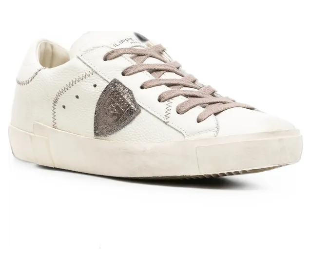 Philippe Model PRSX Low Logo-patch Panelled “White” (PRLD VZ08) (2)
