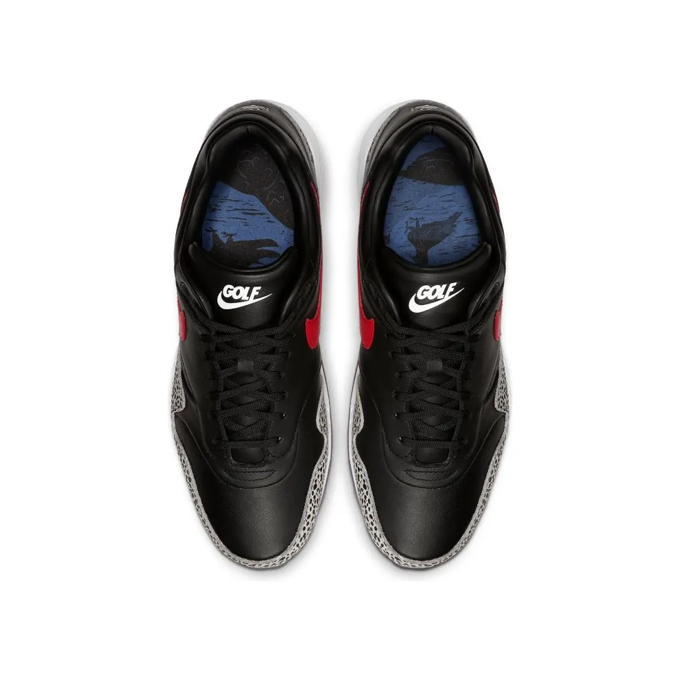 Nike Air Max 1 Golf Safari Bred Black/Cement Grey-Indigo Force-University Red (BQ4804-002)