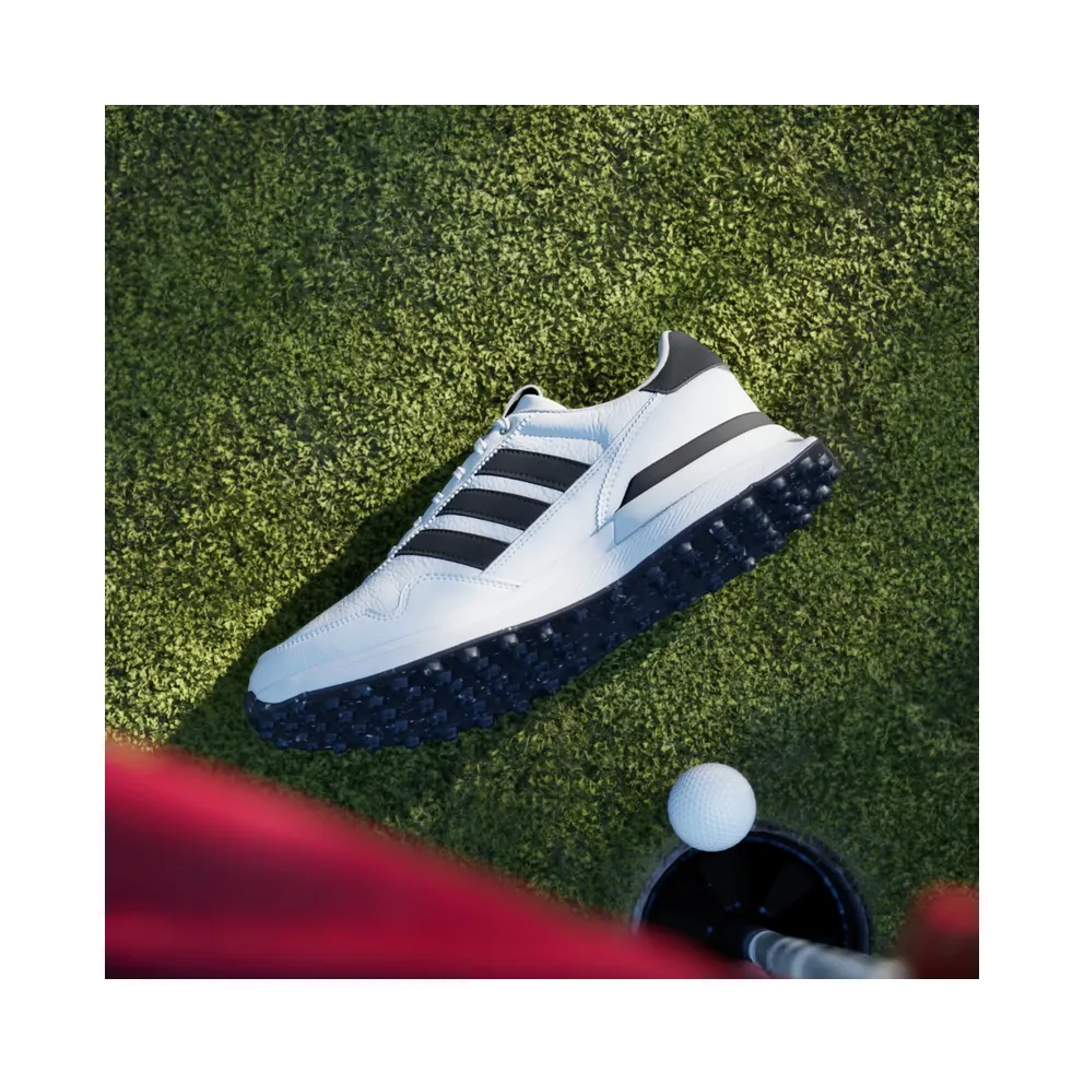 Adidas S2G 26 LEATHER SPIKELESS GOLF SHOES Cloud White / Core Black / Cloud White (HP7087)