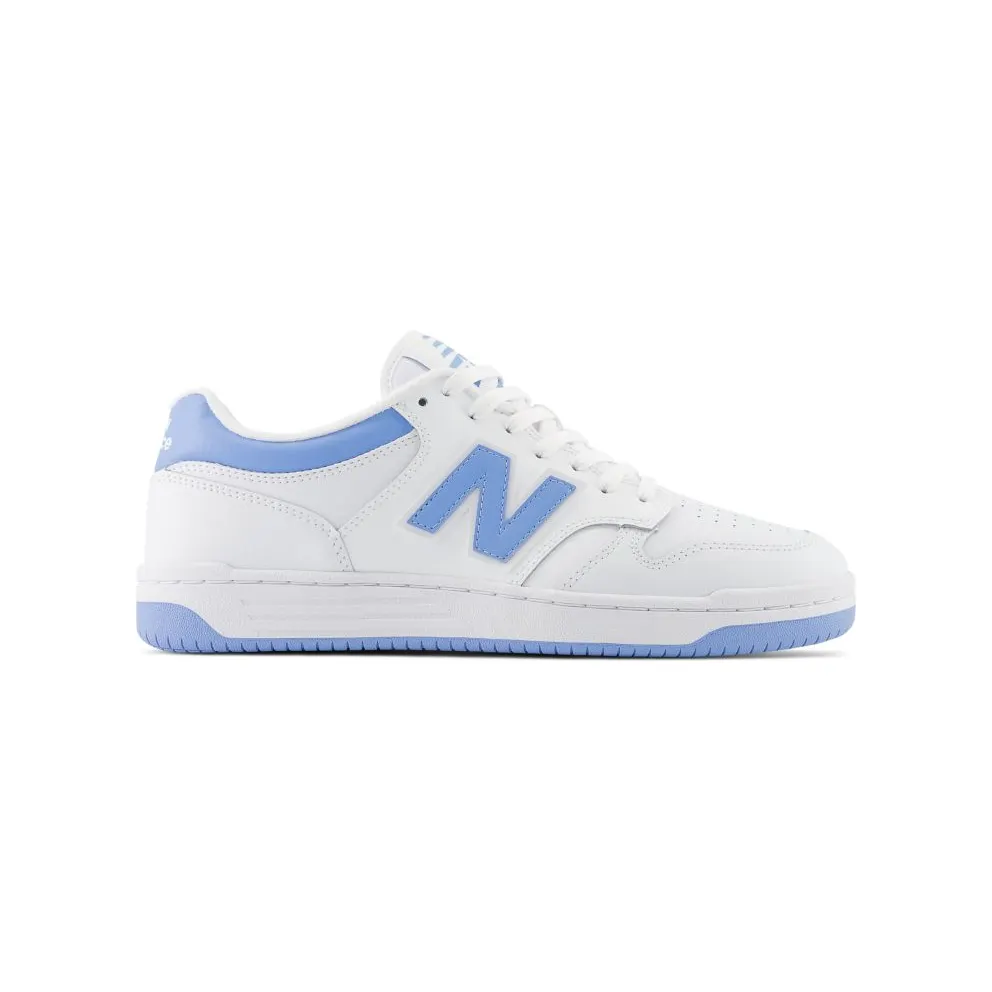 New Balance 480 UNC White Team Carolina Light Aluminum (BB480LTC)
