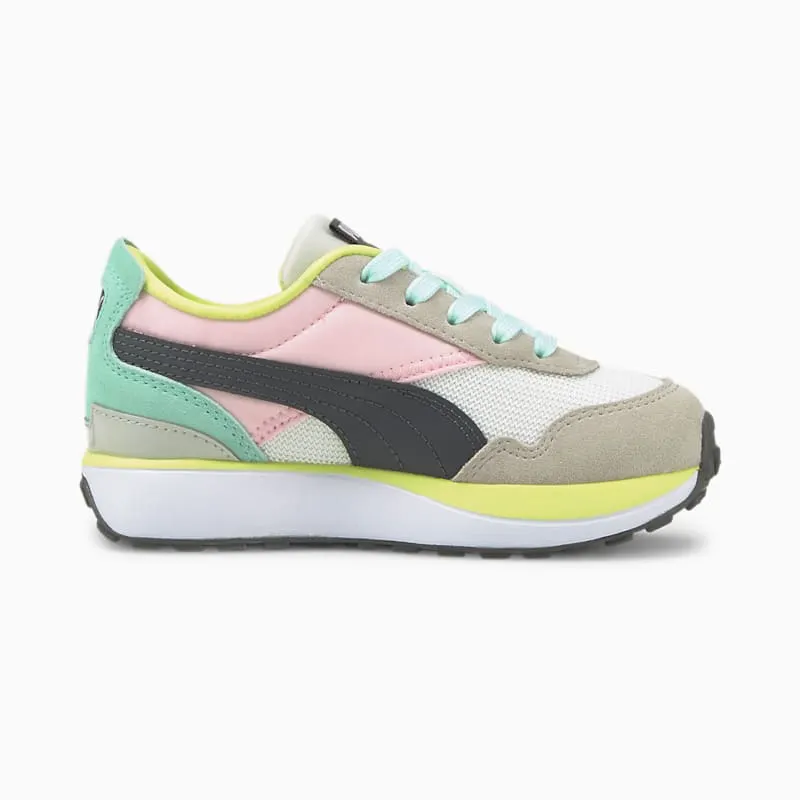 Puma Cruise Rider Kids White/Pink (381791-02)