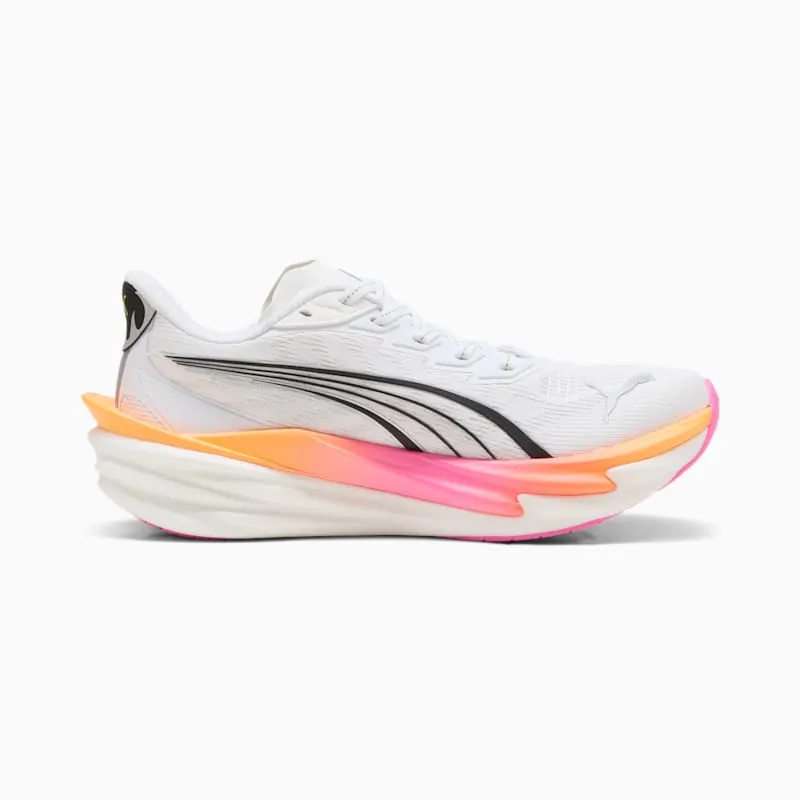 Puma Deviate Nitro 4 White Poison Pink Glowing Red (312124-10)