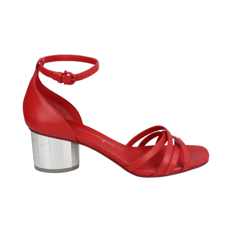 Ferragamo Flor 55 Sandals Red (01C768-748912-1C)