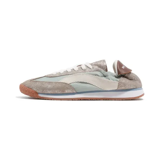 Bimba Y Lola 13 06 aus Wildleder und grünem Nylon “Silver” (261BZ130610007)