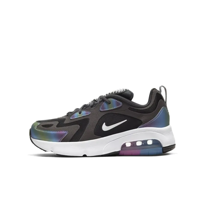 Nike Air Max 200 Bubble Pack Black (GS) Dark Smoke Grey/Black-White-White (CT9632-001)
