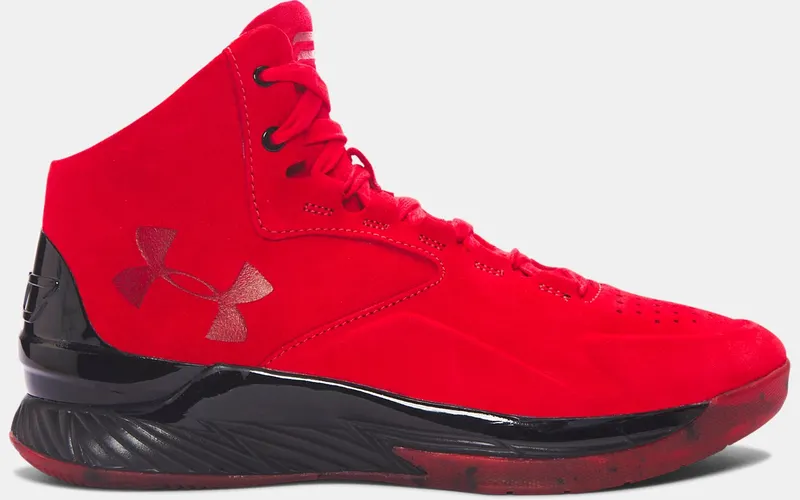 Under Armour Curry 1 Lux Mid Sde Red/Black-Red (1296617-600)