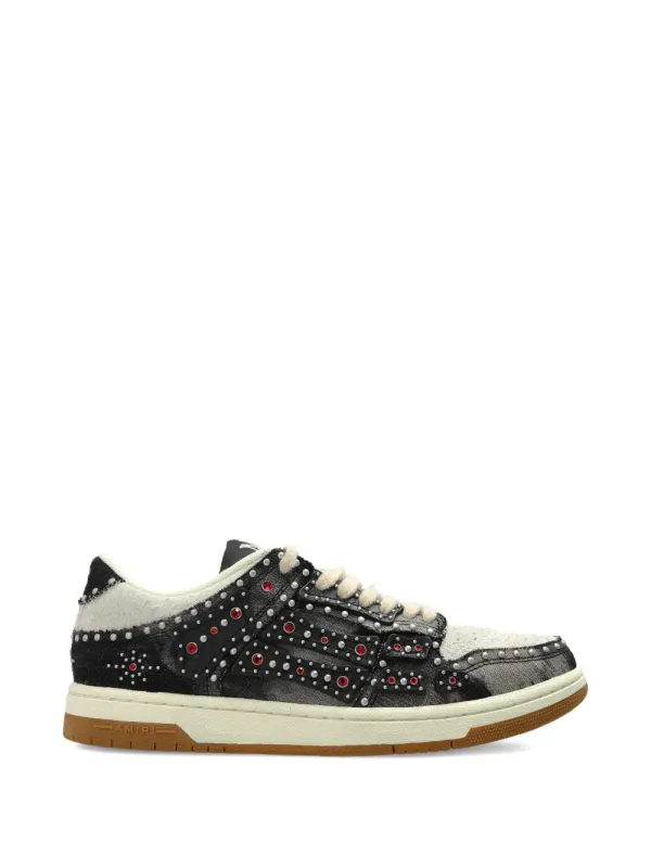 AMIRI Stud Skel Top low – Black (AWSNSN1003)