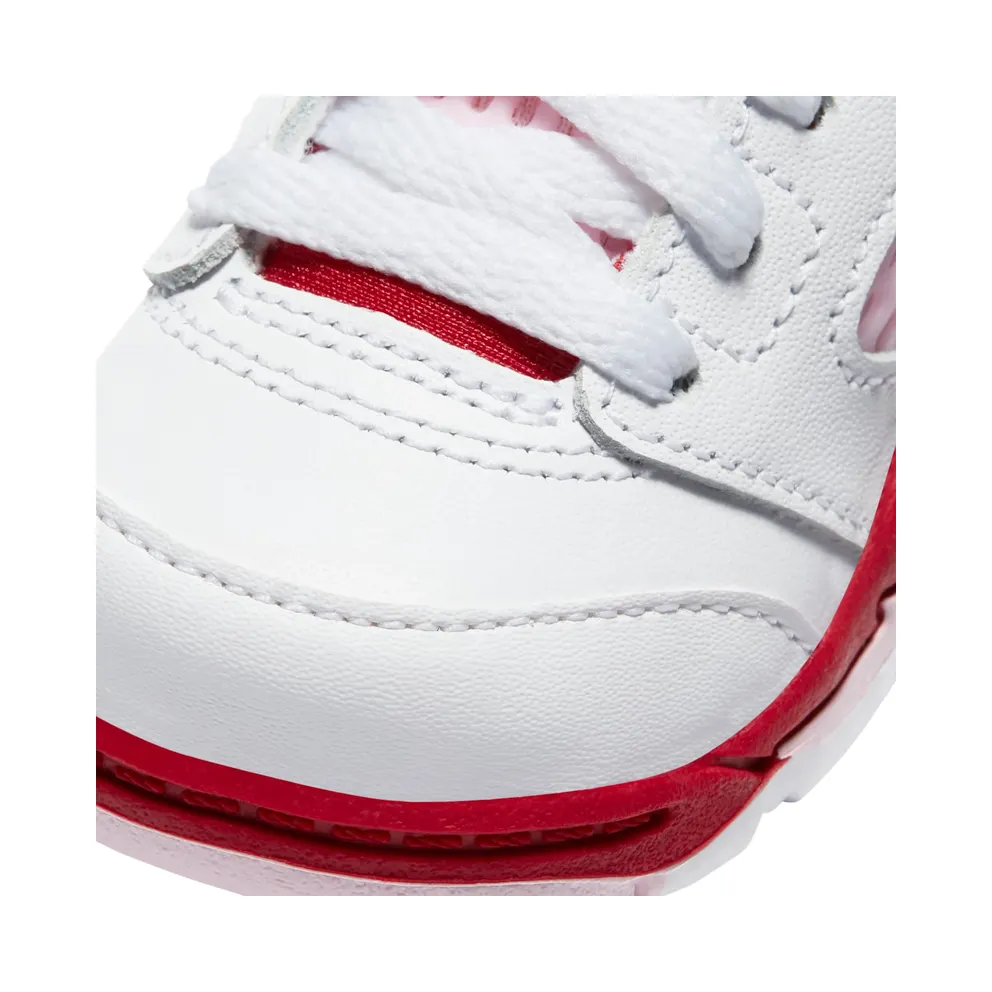 Jordan 5 Retro White Pink Red (TD) White/Pink Foam-Gym Red (725172-106)