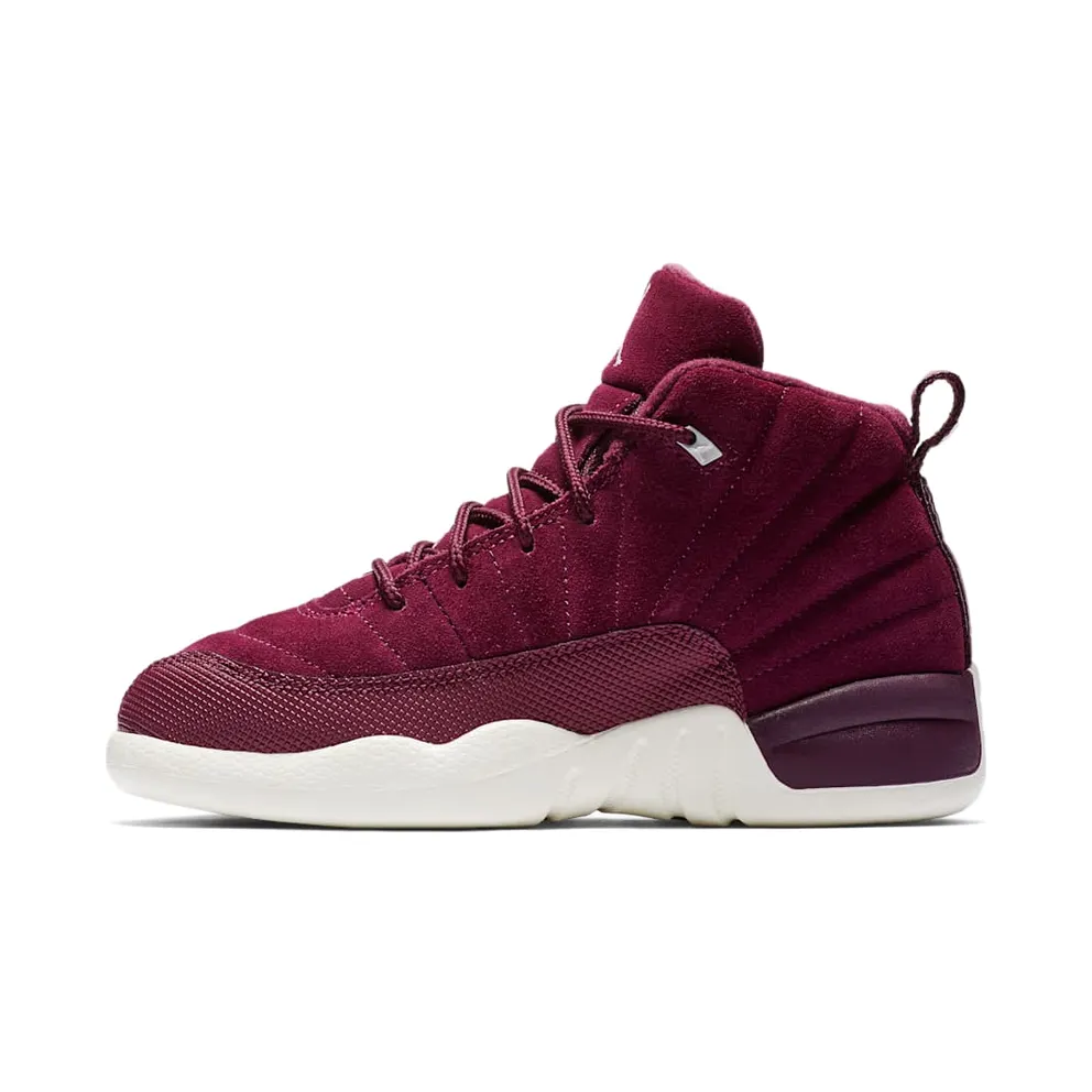 Jordan 12 Retro Bordeaux (PS) Bordeaux/Sail-Metallic Silver (151186-617)
