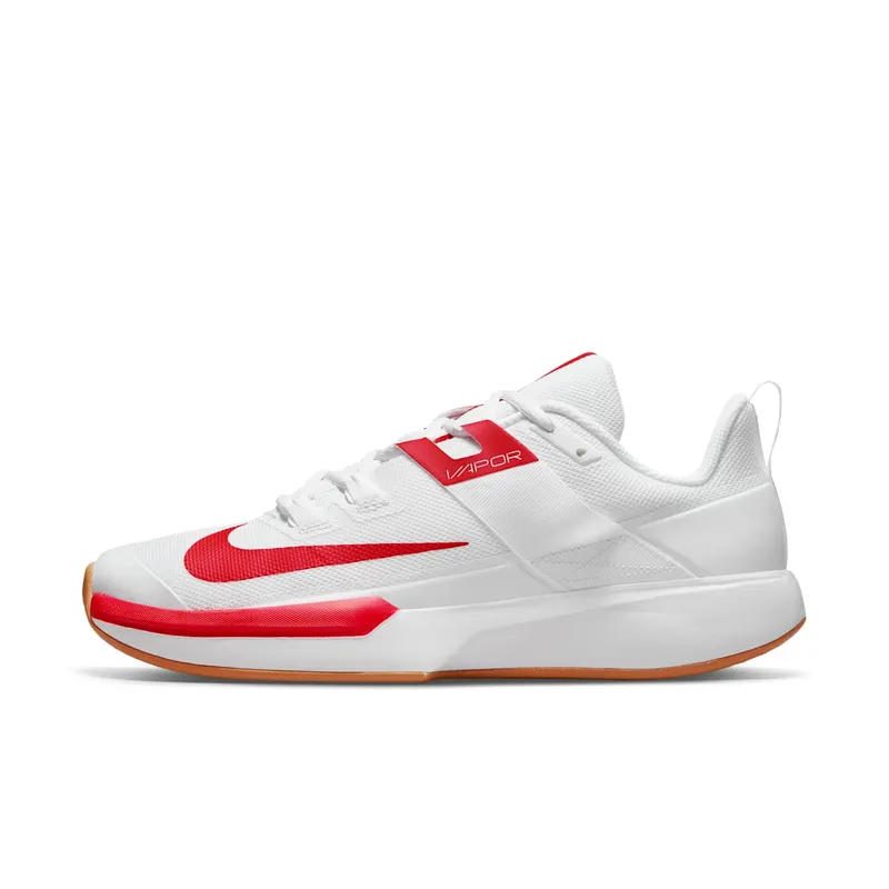NikeCourt Vapor Lite Hardcourt “White / Wheat / University Red” (DC3432-188)