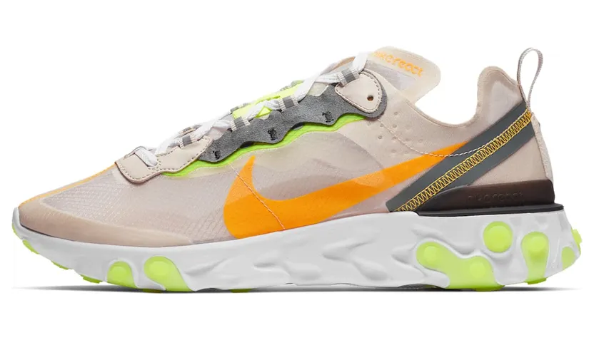 Nike React Element 87 Light Orewood Volt Glow (AQ1090-101)