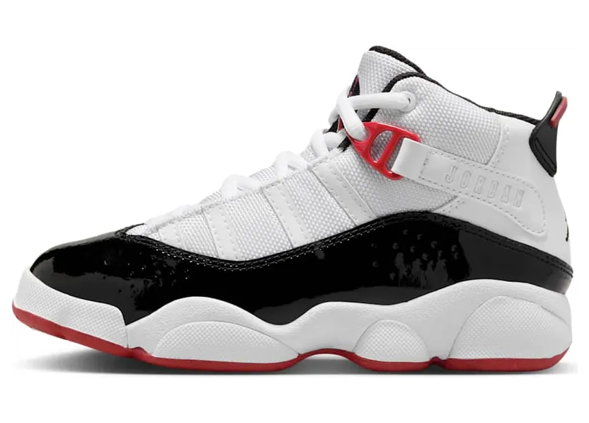 Jordan 6 Rings White Varsity Red Black (323432-164)