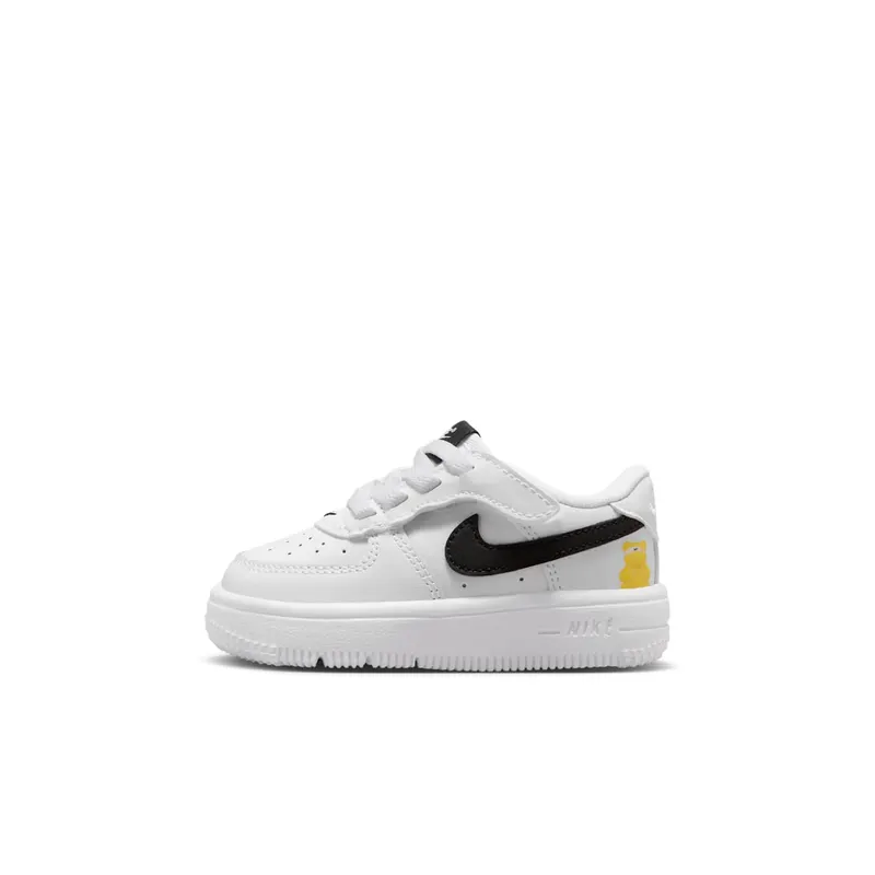 Nike Force 1 Low EasyOn TD “White Black Yellow Bear” (IR3988-121)