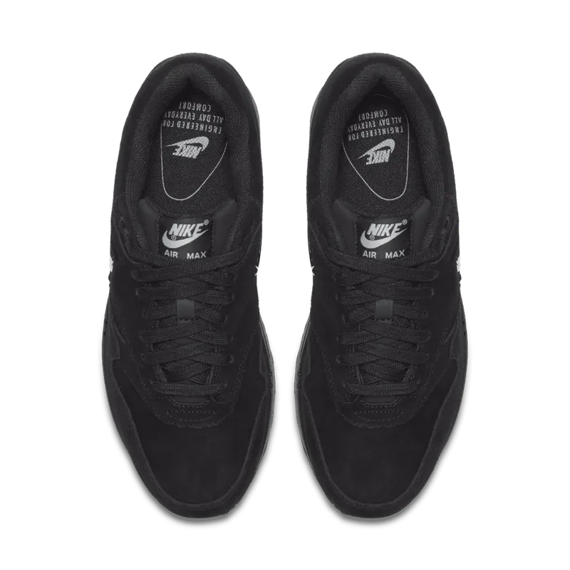 Nike Air Max 1 Jewel Black (W) Black/Metallic Silver-Wolf Grey (AA0512-001)