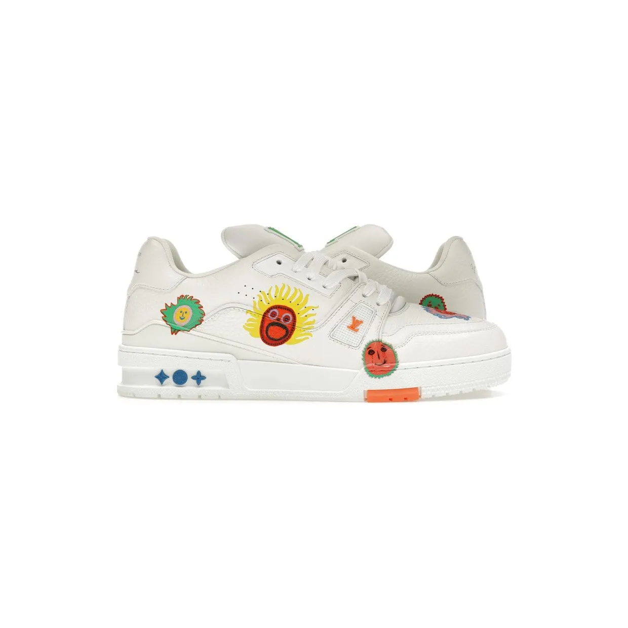 Louis Vuitton x Yayoi Kusama Trainer White Print (1ABD3G)