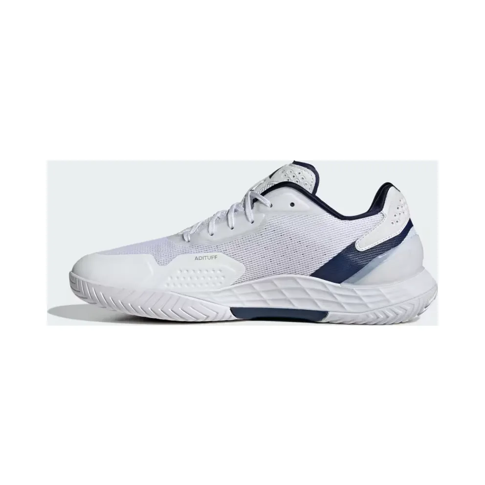 adidas Defiant Speed 2 Tennis “Cloud White / Dark Blue / Core Black” (JR1746)