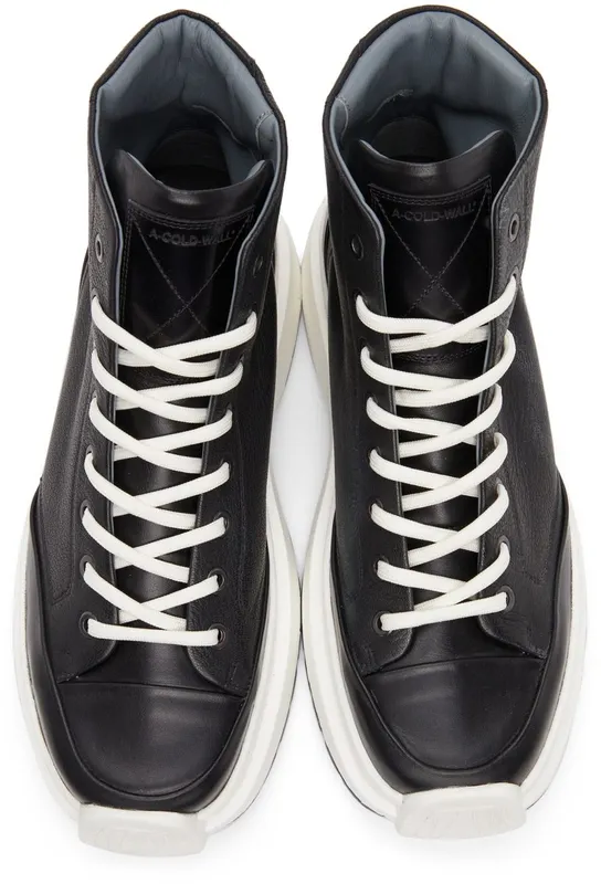A-COLD-WALL* Leather High-Top BLACK (ACWUF031)