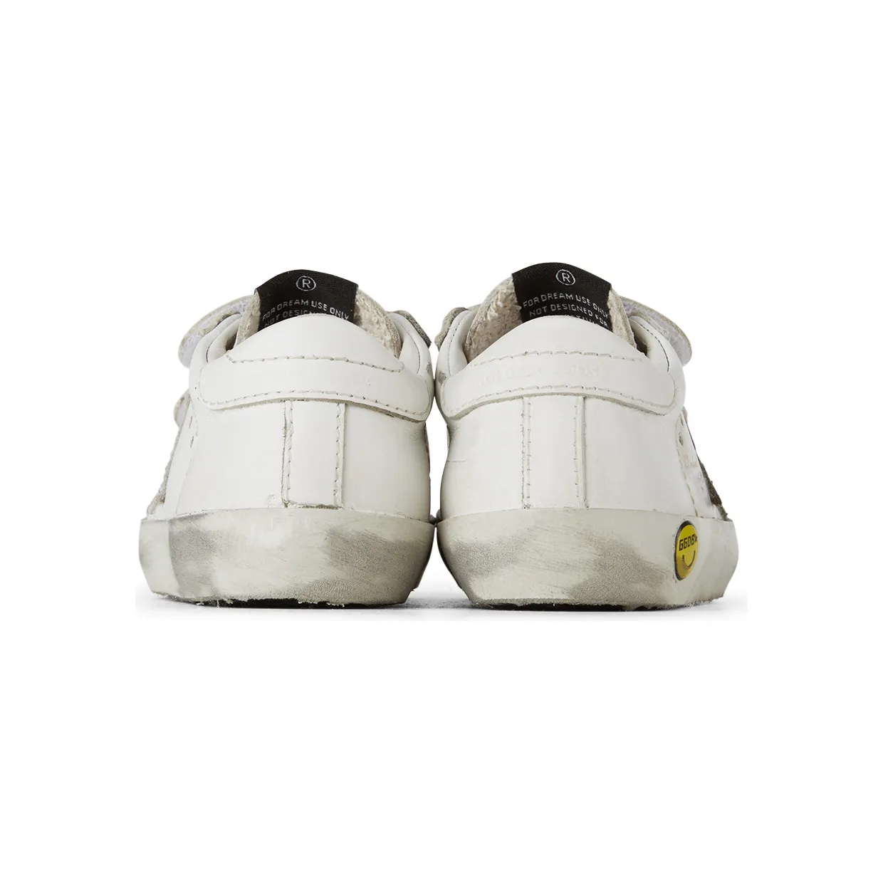 Golden Goose Baby White Old School Velcro Sneakers (GJF00111.F000419.10100) (2)