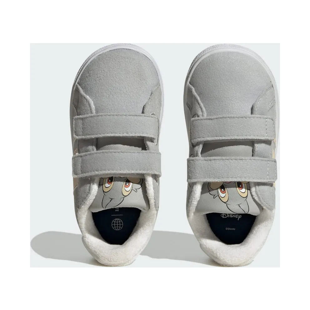 adidas Grand Court x Disney Bambi Thumper Grey Two / Sand Strata / Cloud White (IG0451)