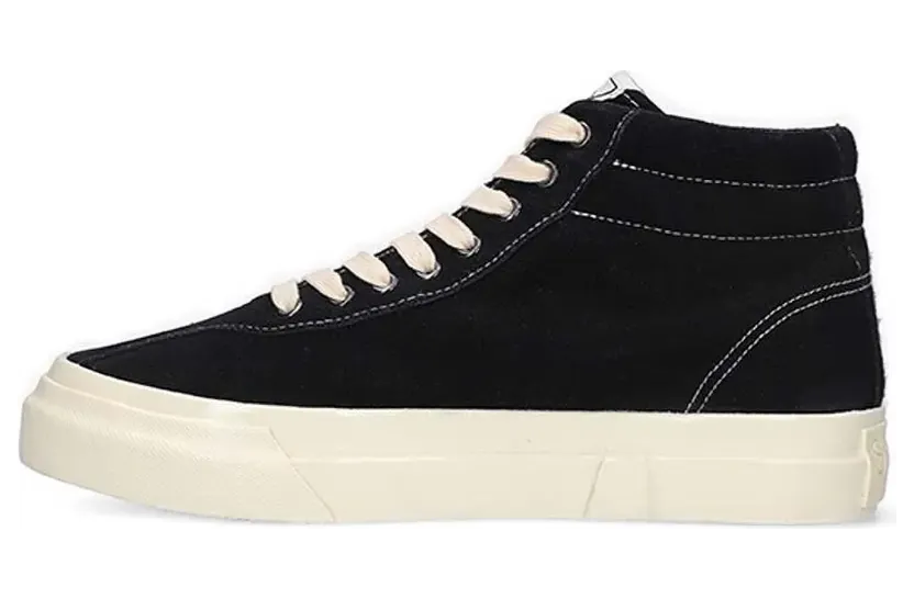 Stepney Workers Club High-Top-Sneakers aus Wildleder “Black” (YB02015)