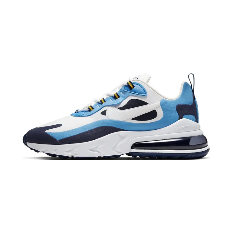 Nike Air Max 270 React “White / Midnight Navy / University Blue” (CT1264-104)