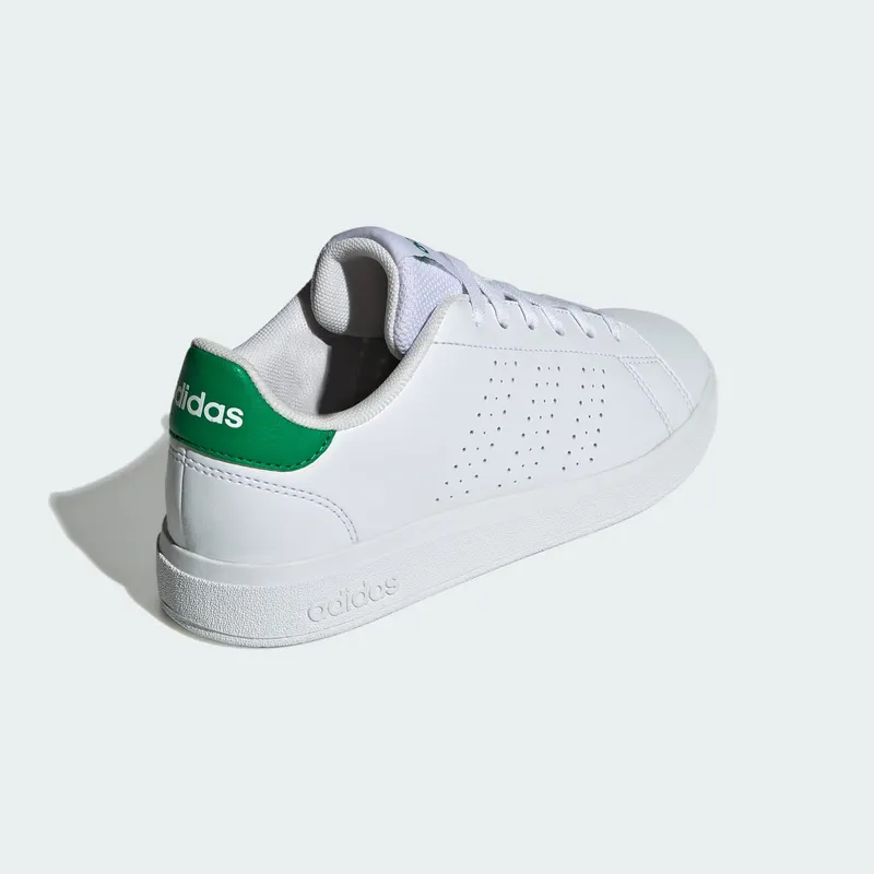 Adidas Advantage Base 2.0 Kids Cloud White / Cloud White / Green (ID3889)