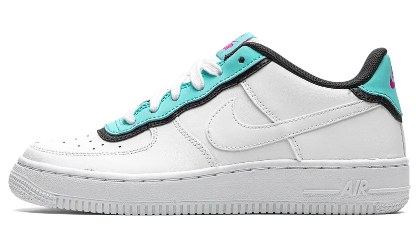 Nike Air Force 1 LV8 1 DBL GS “Double Layer – Aqua Black” (BV1084-100)