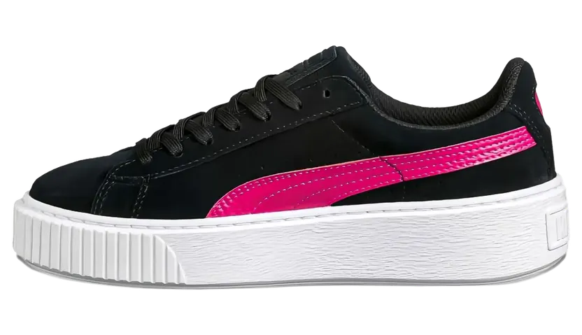 Puma Suede Platform Snake “Black Pink” (363906-01)