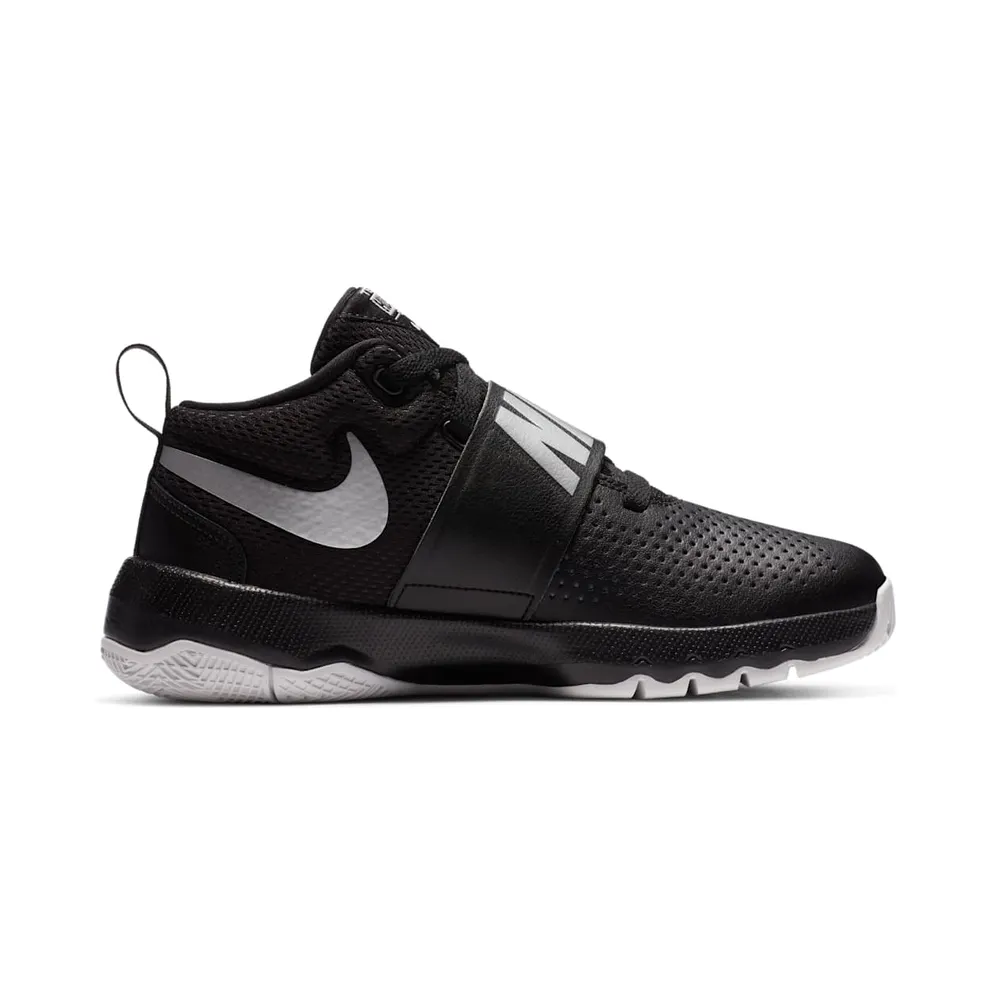 Nike Team Hustle D 8 Black (GS) Black/White/Metallic Silver (881941-001)