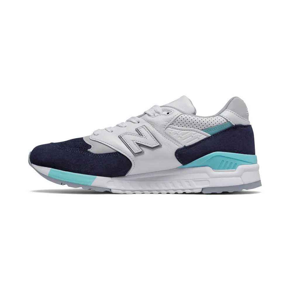 New Balance 998 Winter Peaks White Navy White/Navy-Aqua (M998WTP)