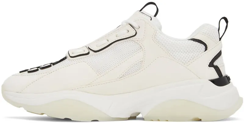 AMIRI White & Black Bone Runner (PS22MFS001-182)