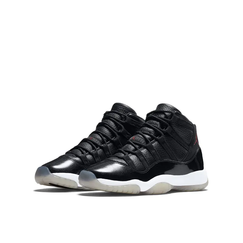 Jordan 11 Retro 72-10 (GS) Black/Gym Red-White-Anthracite (378038-002)