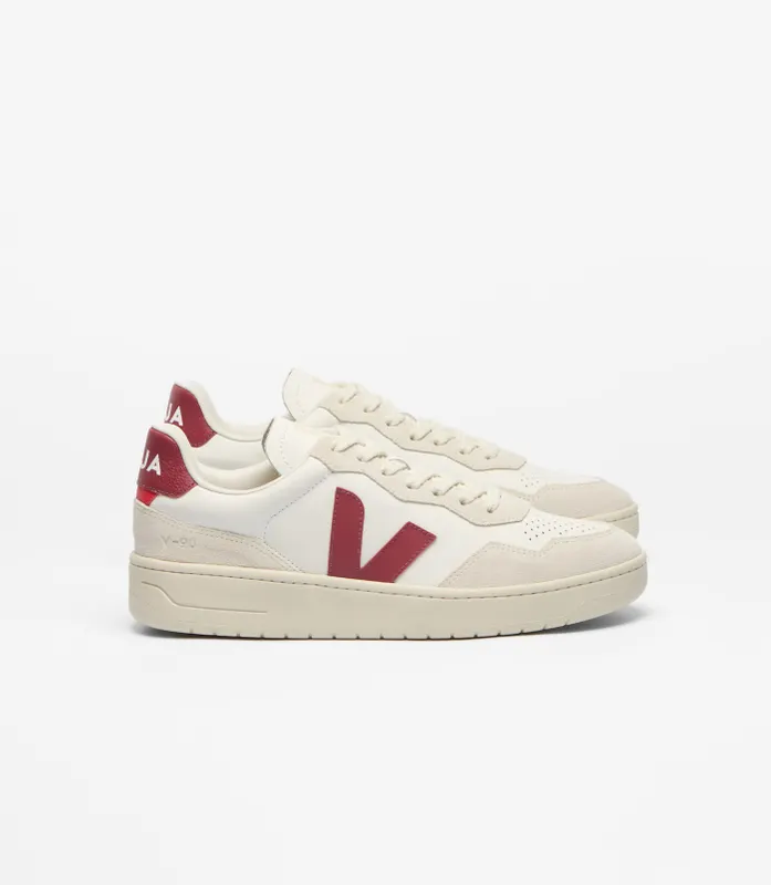 VEJA V-90 leather sneakers – Beige (VD2021723)