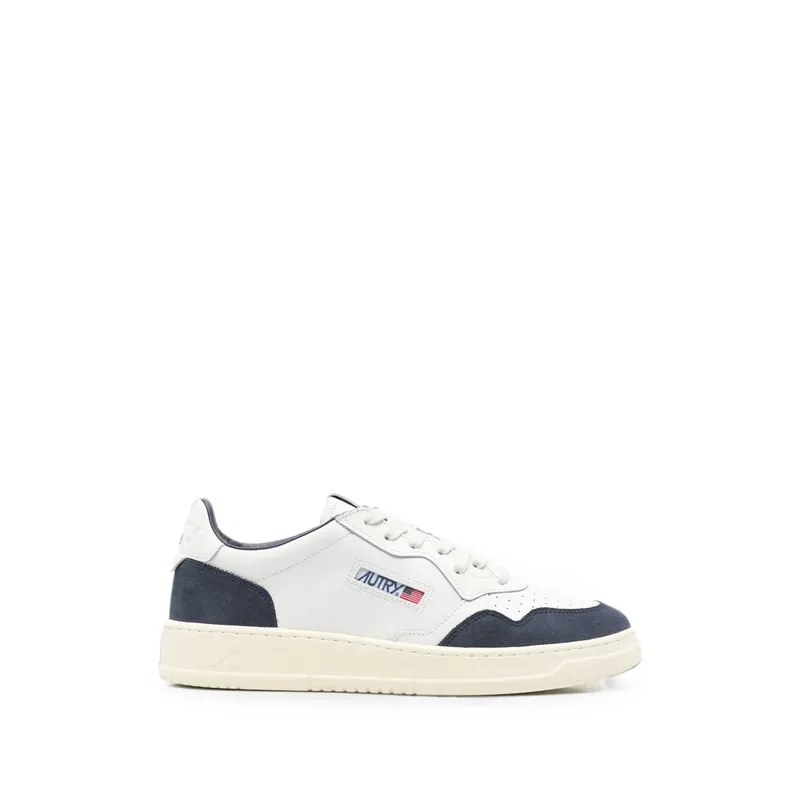 Autry Medalist Leather “White/Blue” (AULM FT22)