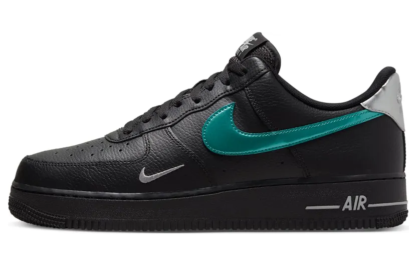 Nike Air Force 1 ’07 Low Black Blue Lightning (FD0654-001)