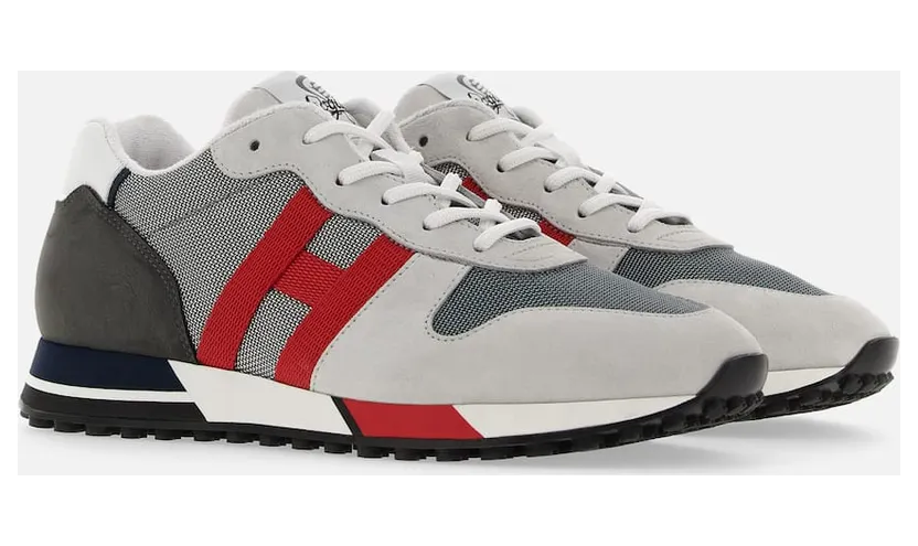Sneakers Hogan H383 Grey Red (HXM3830AN51MVC0A1D)