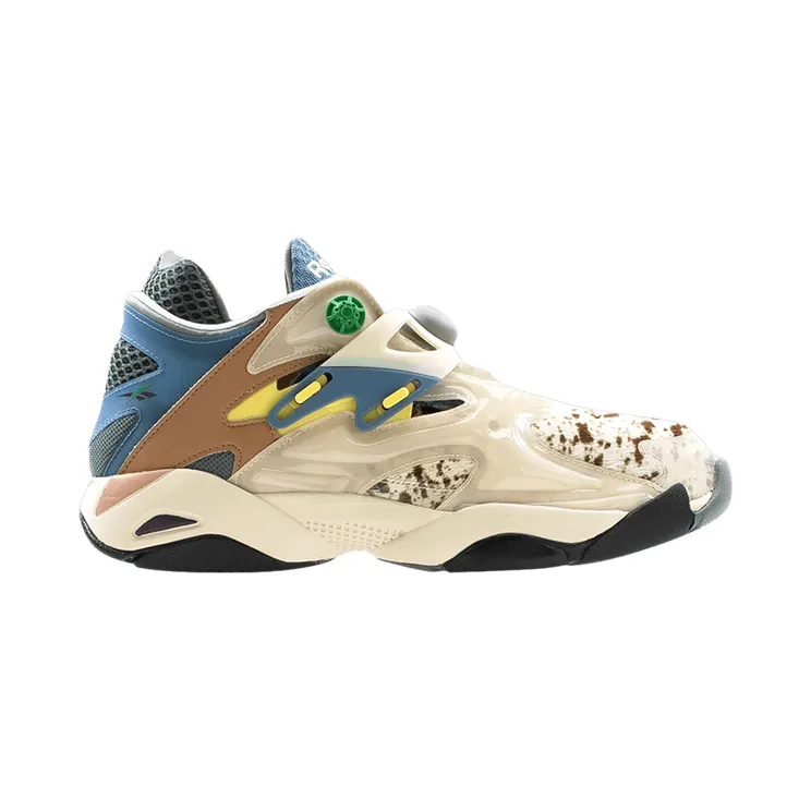 Reebok Pump Court Brain Dead Paper White/Goal Green-Rush Red (Other Brands Reebok)